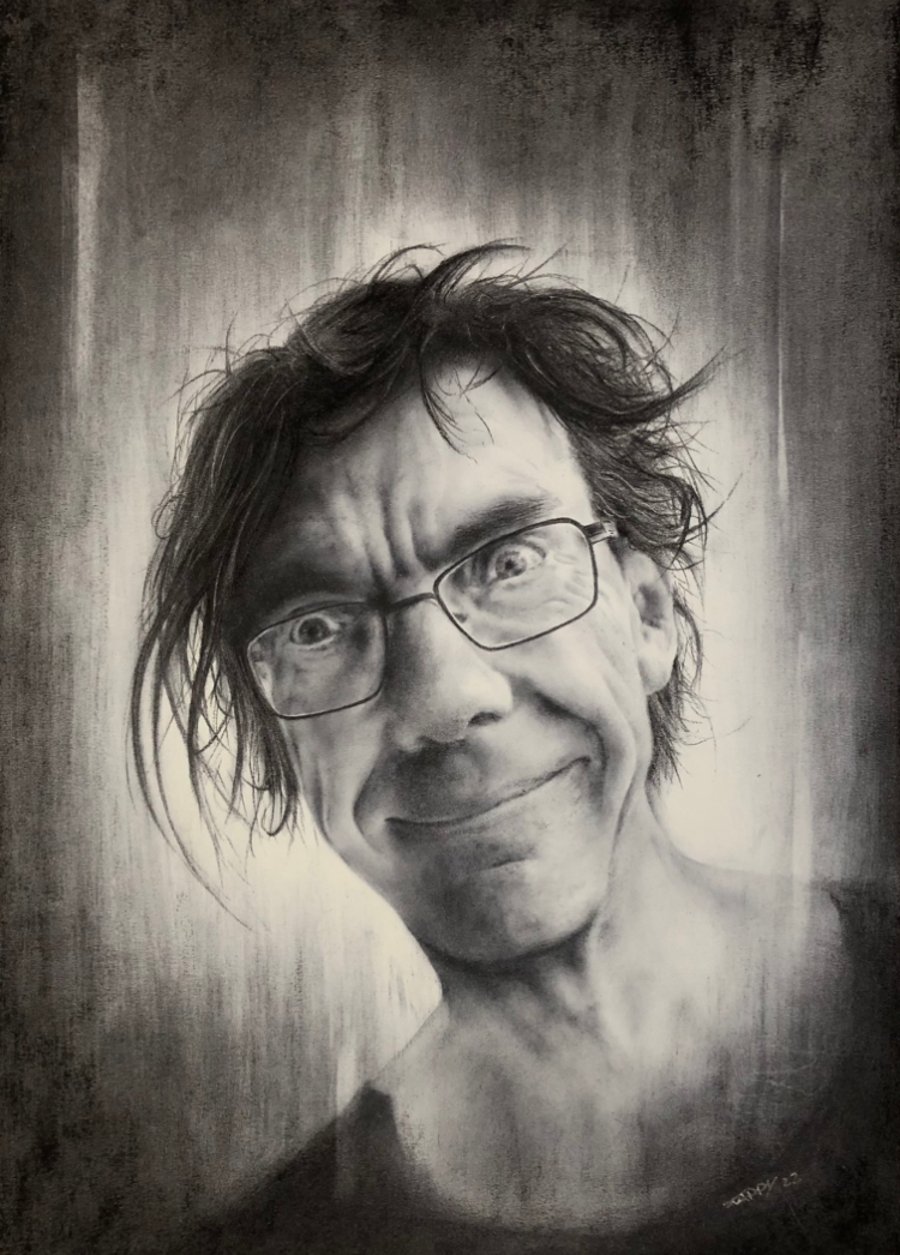 Dick punk art portrait print