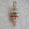 Driftwood Hanging Heart Decoration