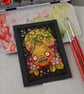 demon pumpkin - original aceo illustration - Image 3