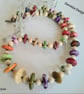 Statement Howlite & Wood Necklace Antique Copper Finish - Image 5