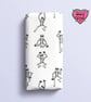 Dancing Skeleton wrapping paper, spooky Halloween gift wrap - Image 3