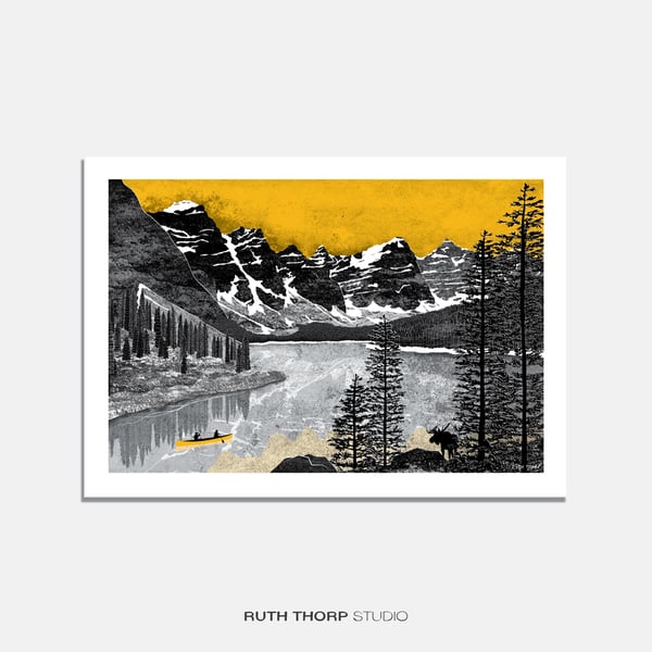 Northern Exposure Illustrated Art Print