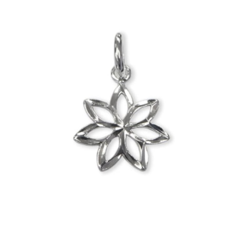 Sterling Silver Lily Pendent Charm