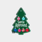 Unique Funny Christmas Tree Gift Tags For Adults, 6pk - Santa Approved