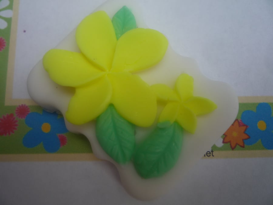 flower petal soap x 1