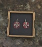  Silver and Copper Celtic Dangle Earrings - Image 5
