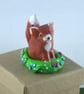 Sale! Little Fox with Flowers - Image 2