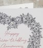 Silver Wedding Anniversary Card - Image 2
