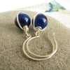 Blue Agate Earrings