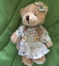 Pocket Ted in a Bed - Lemon and Green - Image 2
