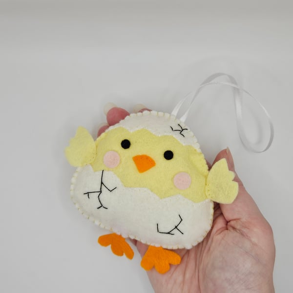 Easter Chick hanging ornament