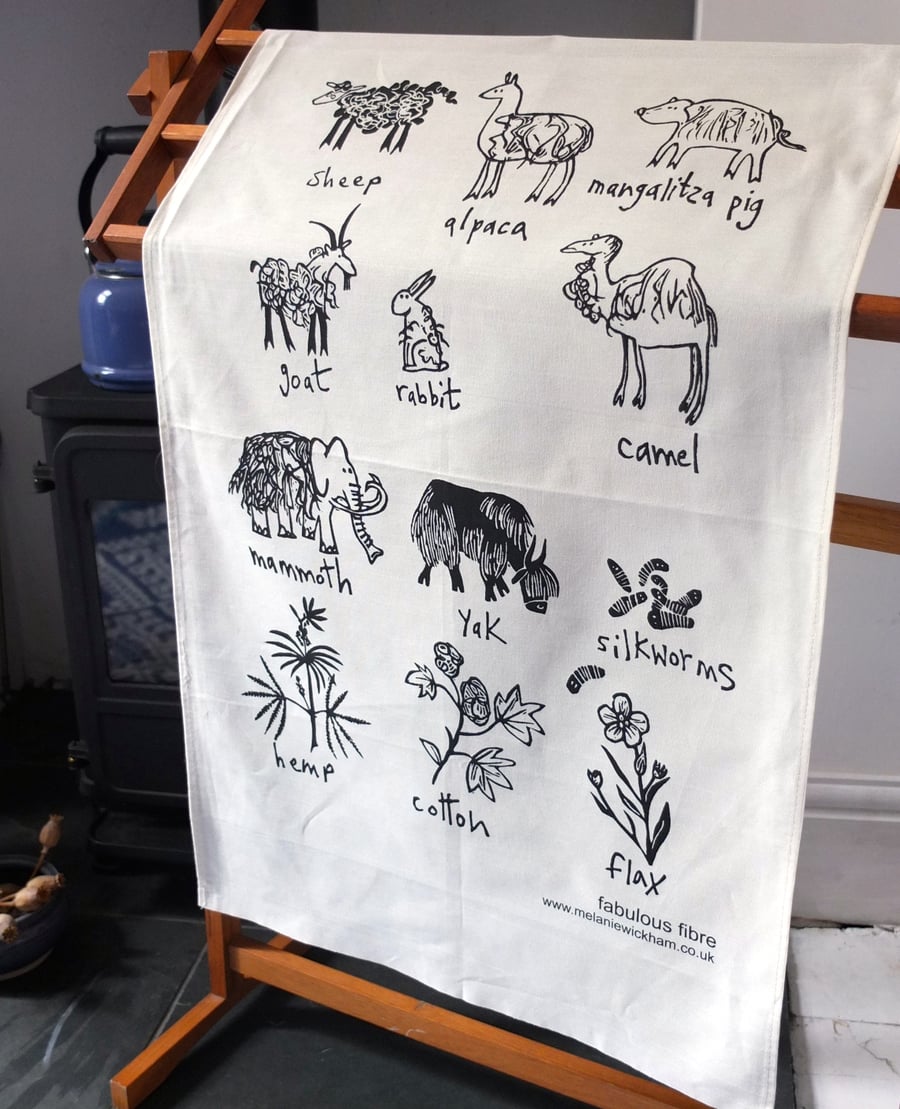 Tea towel - Fabulous Fibre