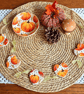 Pumpkin Clay Heart Bunting 