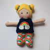 Handmade Fabric Worry Doll
