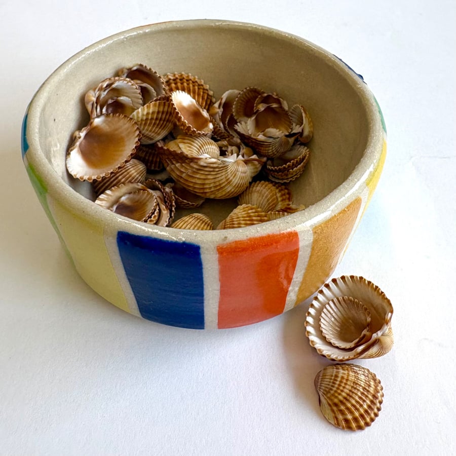 DINKY STRIPED CERAMIC DISH