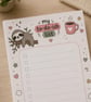 Sloth To-Do List Notepad - Desk Planner, Shopping List (Optional Magnet) - Image 3