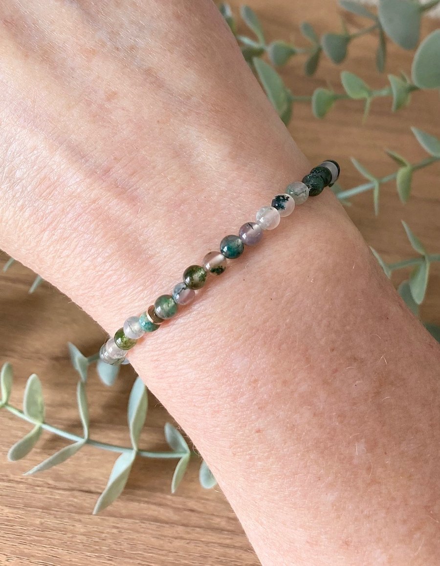 Moss Agate Bracelet