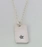 Star Pendant, recycled sterling silver - Image 7
