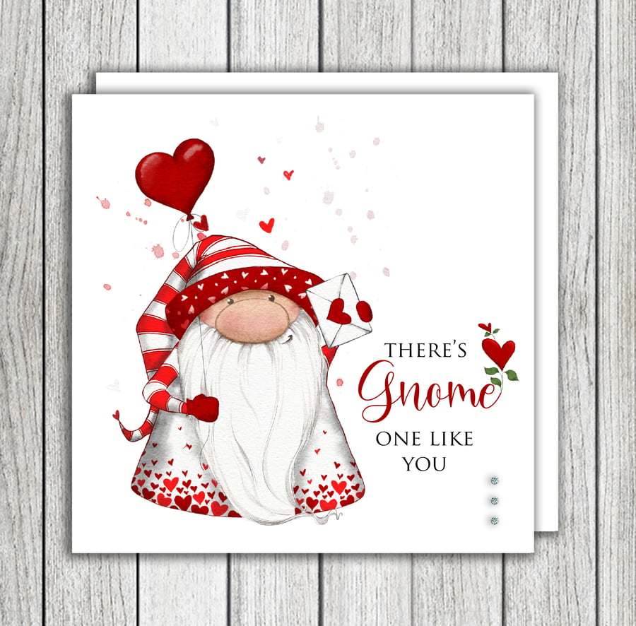 Gnome Valentine Card