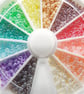 1800 Miyuki Size 11 Pastel Ceylon Seed Beads in a 12 Colour Wheel - Image 8