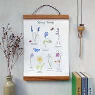 Spring flowers Canvas Wall Hanging