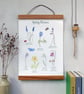 Spring flowers Canvas Wall Hanging - Image 1