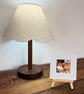 Mounted Whimsical Hare Rabbit with Bird Robin in Moonlight Watercolour Edition  - Image 5