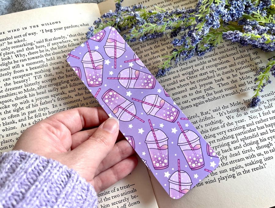 Iced Latte Bookmark, Coffee Lovers Gift, Unusual Bookmark, Gift For Readers.