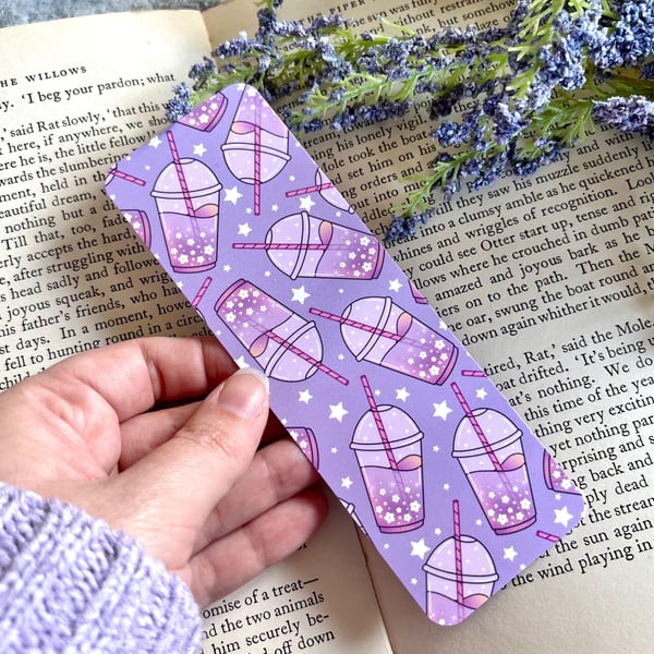 Iced Latte Bookmark, Coffee Lovers Gift, Unusual Bookmark, Gift For Readers.