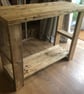 Rustic Vanity Unit Console Table Farmhouse Style THE TARRANT - Image 5
