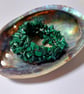 Green Malachite Memory Wire Bracelet - Image 6