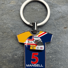 Nigel Mansell 1992 Helmet F1 Keyring Gift
