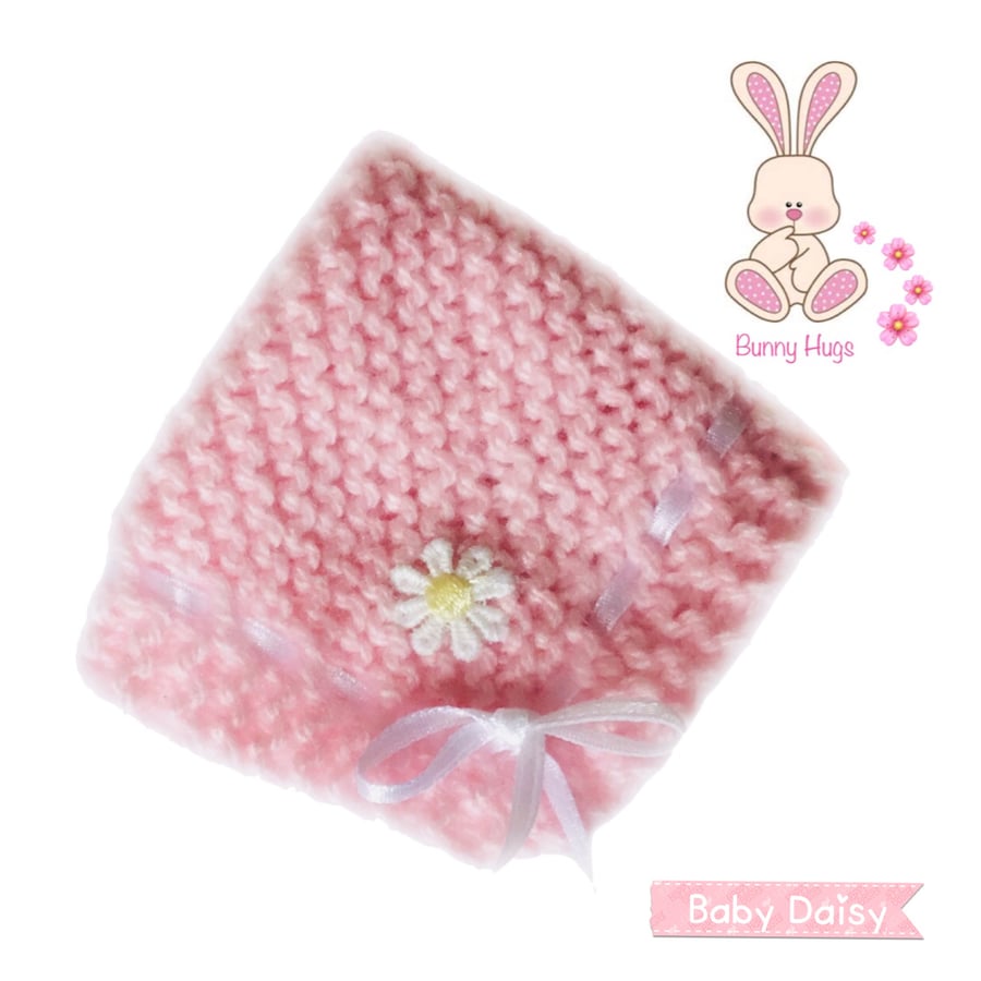 Reserved for Pat - Pink Baby Daisy Shawl