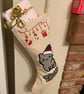 Personalised cat Christmas stocking  - Image 5