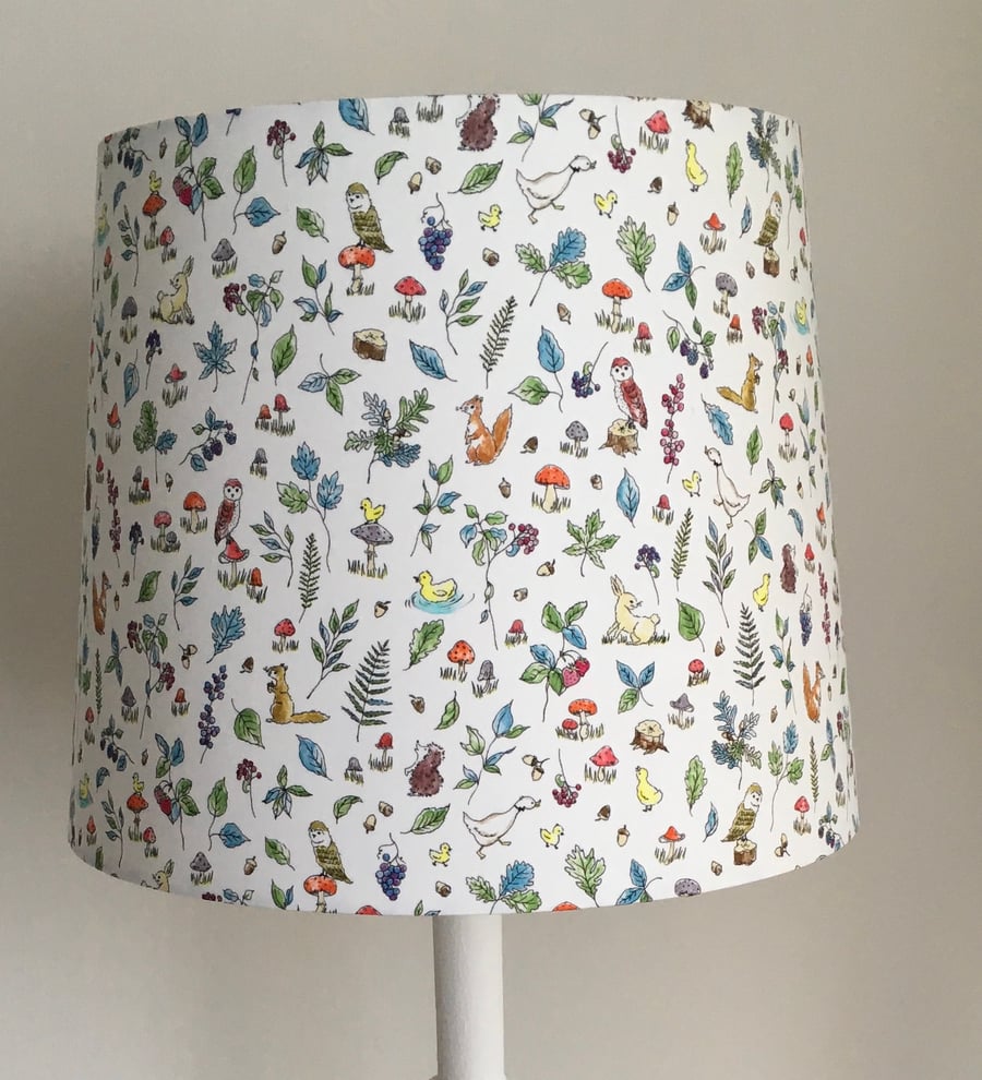 Liberty Fairytale Woodland- Handmade Children’s Table Empire Lampshade