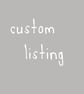 custom listing for A. - Image 1