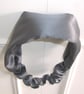 Satin Headband Grey Mulberry Hairband Elasticated - Image 4