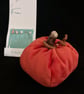 Pumpkin Pin Cushion plus, one pack of Tidal Treasure Pins 