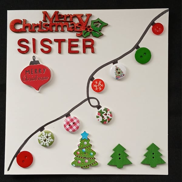 Handmade, sister christmas 