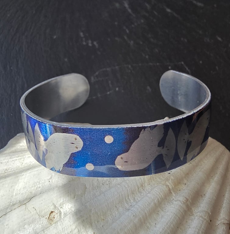 Snowy Owl Narrow Cuff 