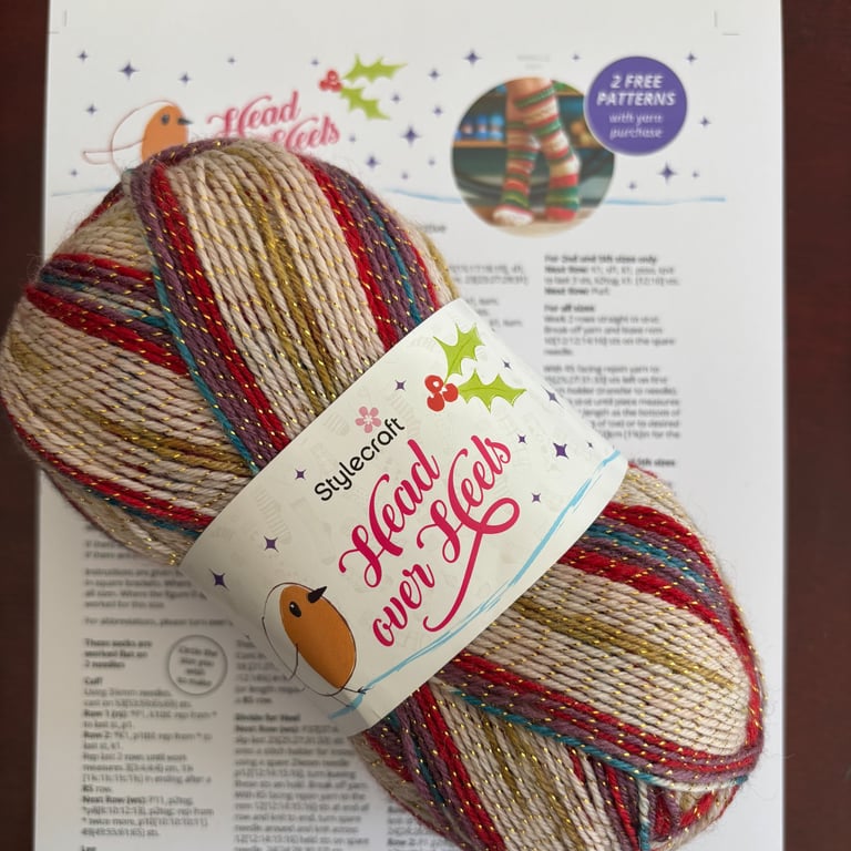 Stylecraft Festive Sock Yarn Knit Kit – Tis the Season