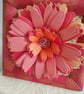 Delightful Dahlia in a Frame Card Keepsake Card, Pink and Orange - Any Occasion - Image 6
