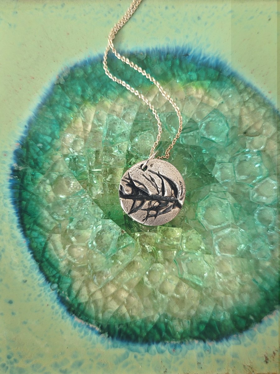 Juniper Moss Silver Pendant