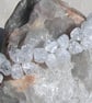 White Crackled Quartz Gemstone Bracelet "White Mist" - Image 5