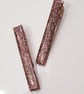 Rose Gold Glitter Hair Clips - Image 8