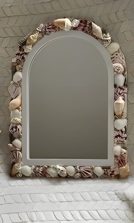 Seashell Decorated Mirror