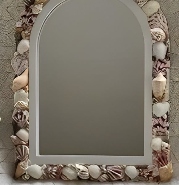 Seashell Decorated Mirror