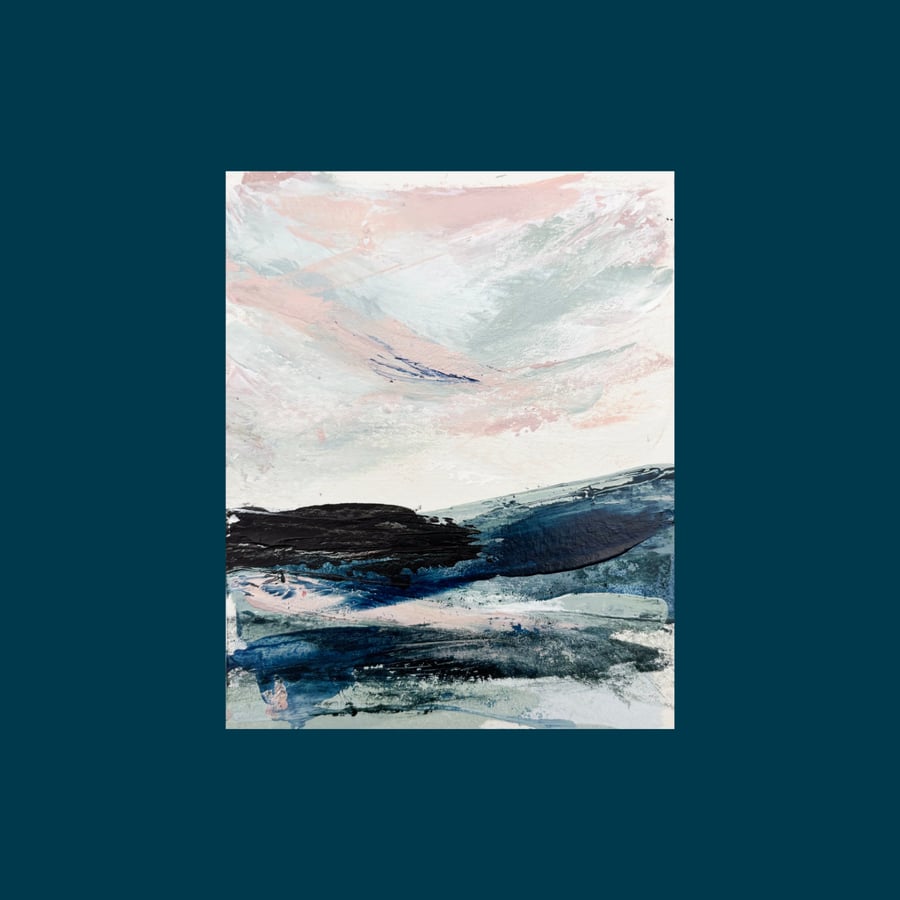 Perfectly Imperfect Original Seascape Painting - Sample 203