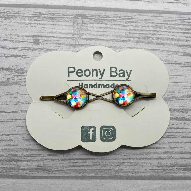 Colorful hair slide