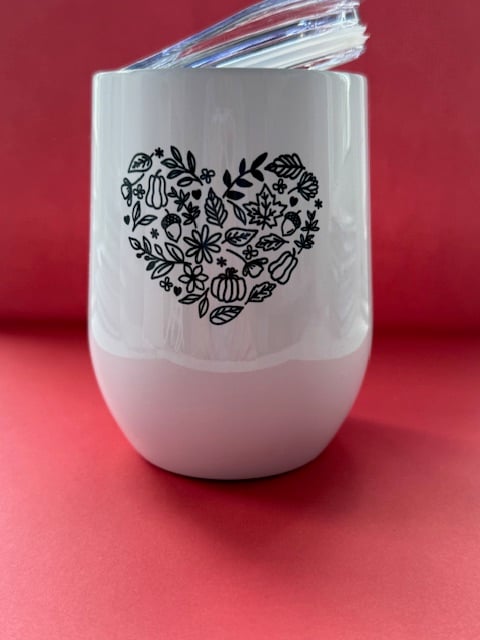 Sublimated design 15oz mugs and 11oz tumblers